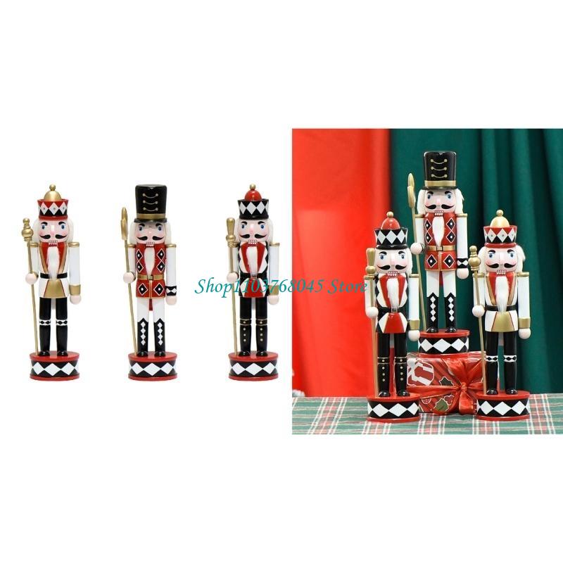 Nutcracker Figurine - R53F 30cm Christmas Nutcrackers Puppet Hand