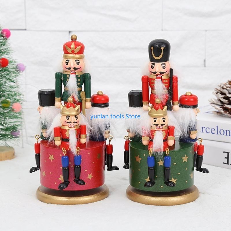 50LB 4 in 1 Wooden Nutcracker  - Nutcracker Figurine 评论和价格