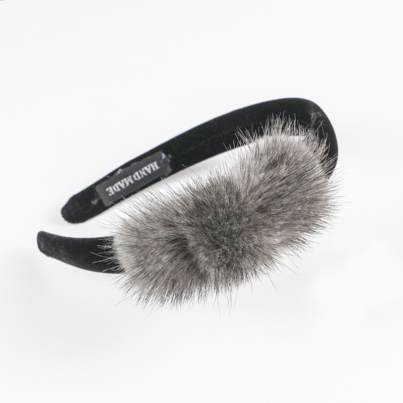 Real Mink Cosmetic Headbands W - Ribbon Bow Gift 评论和价格
