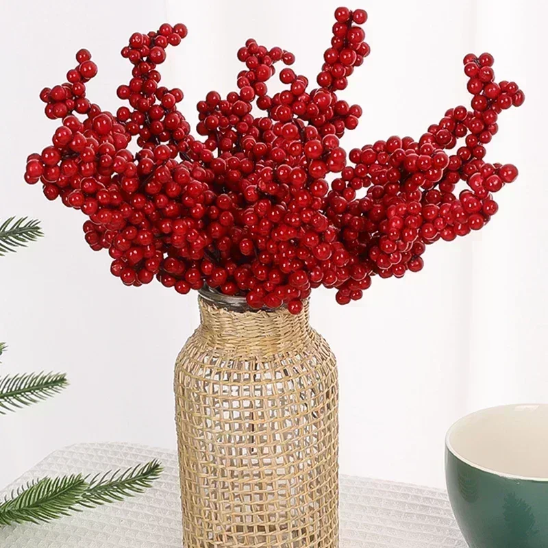 Christmas Artificial Red Berri - Christmas Wreath Fake 评论和价格
