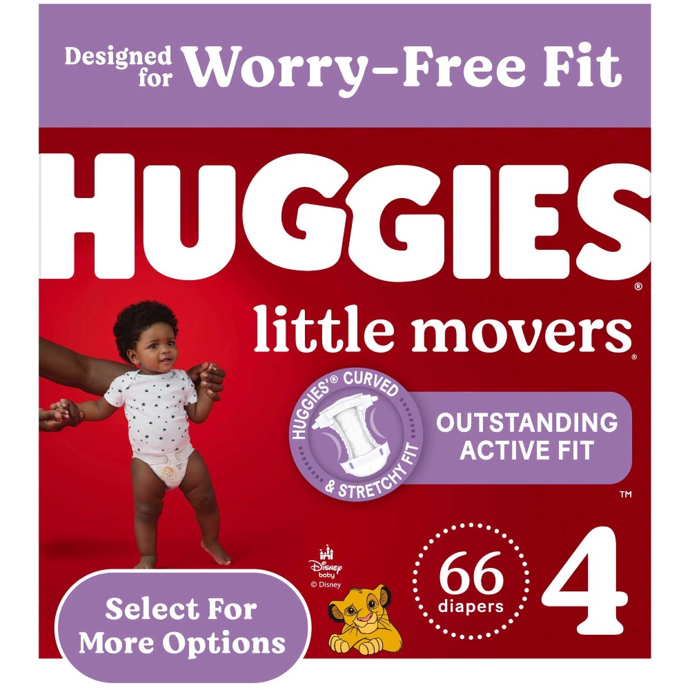 Huggies Little Movers Size 4 D - Huggies Diaper Little Movers 评论和价格
