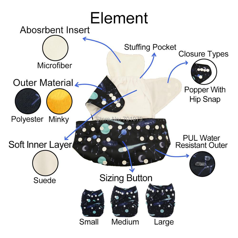 1pc ALVABABY Pocket Diaper for - Pampers Diaper Premium Care 评论和价格