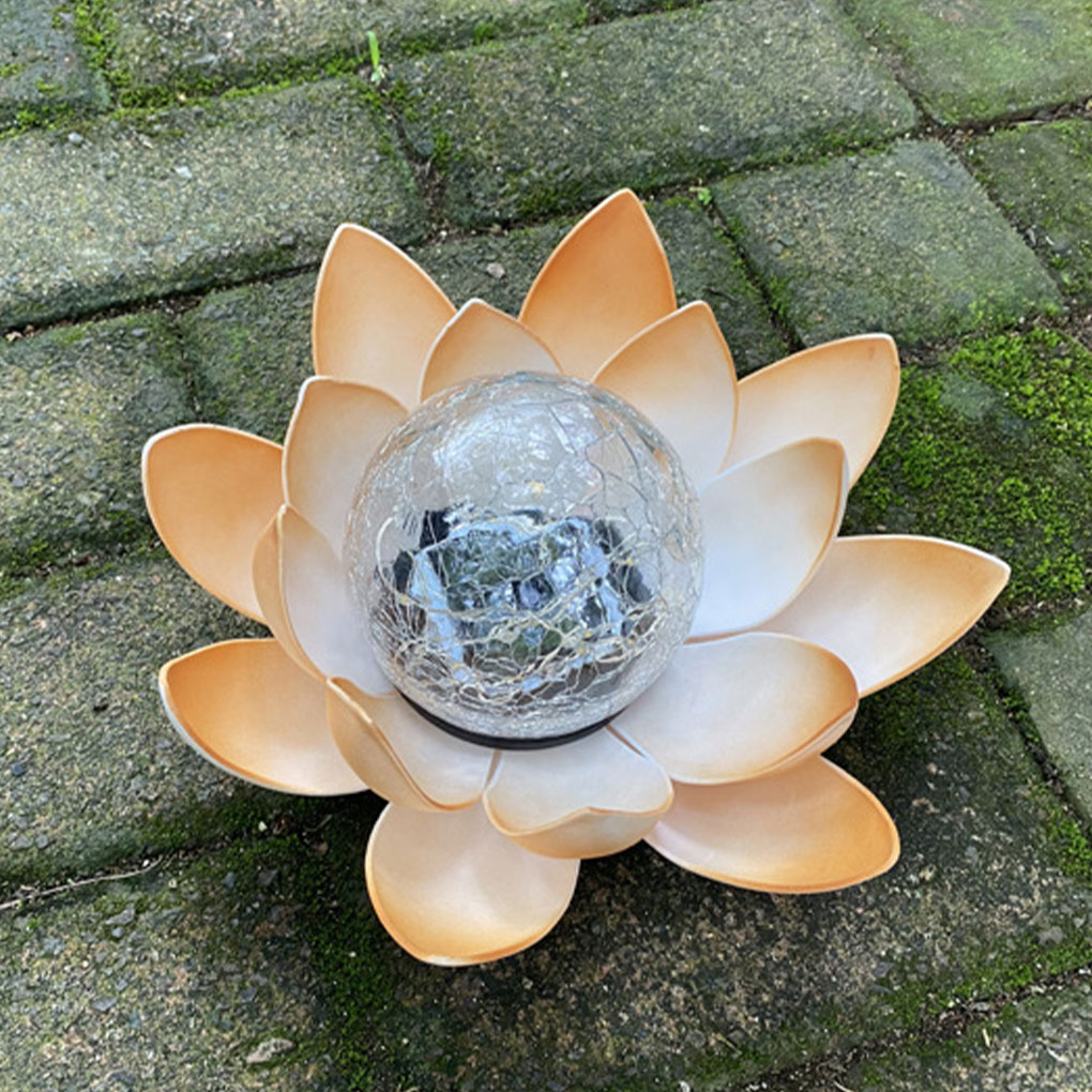 Lotus Shaped Garden Solar Ligh - Christmas Lights Outdoor 评论和价格