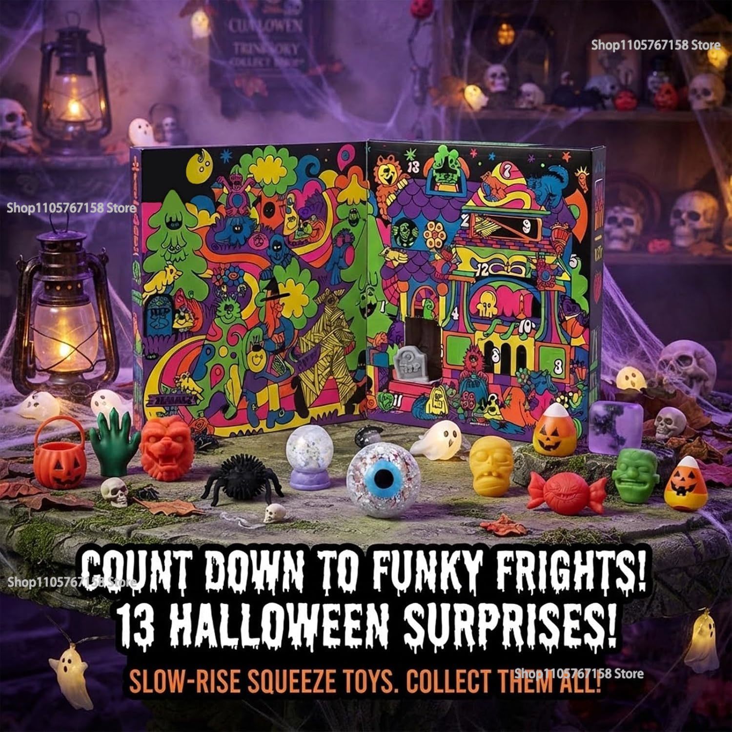 Halloween Advent Calendar,Spoo - Advent Calendar Gift 评论和价格