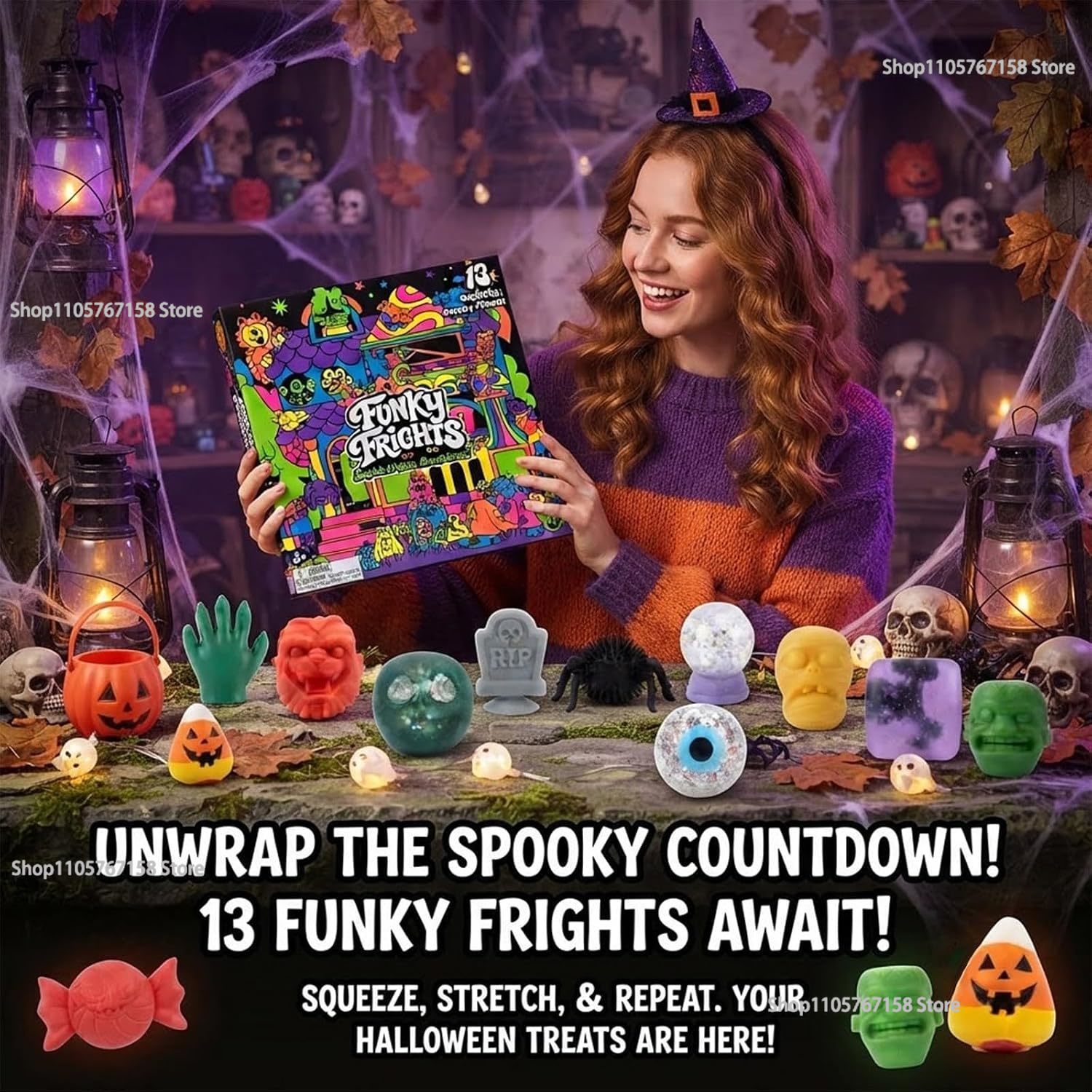 Halloween Advent Calendar,Spoo - Advent Calendar Gift 评论和价格