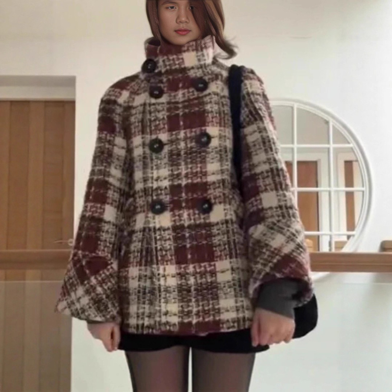 Warm Checkered Turtleneck Shou - Christmas Throw Blanket 评论和价格