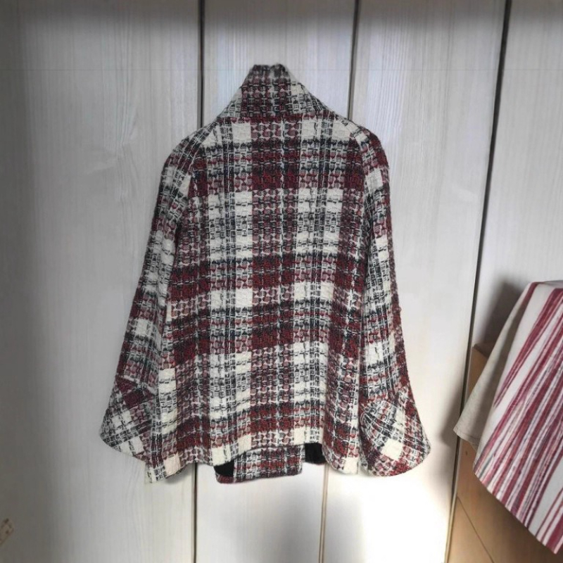 Warm Checkered Turtleneck Shou - Christmas Throw Blanket 评论和价格