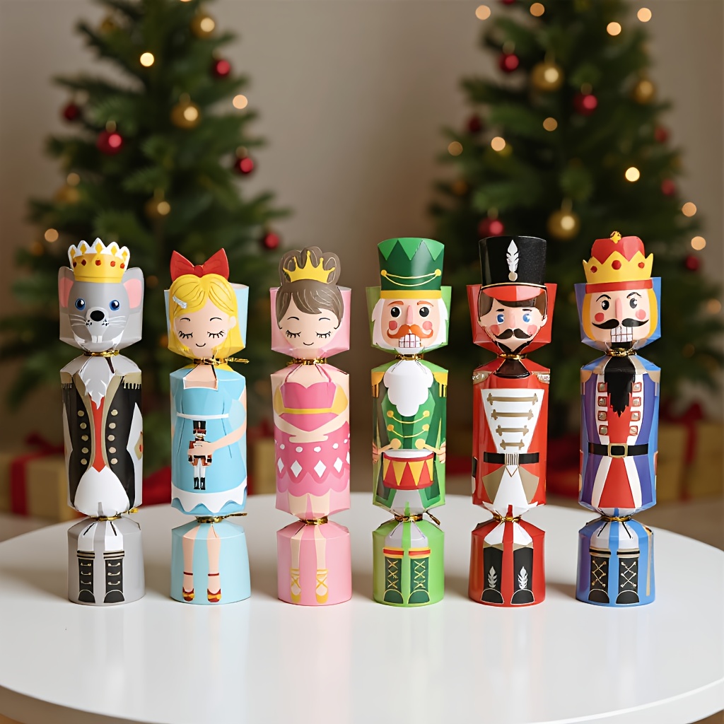 24pcs Christmas Cracker Soldie - Nutcracker Figurine 评论和价格