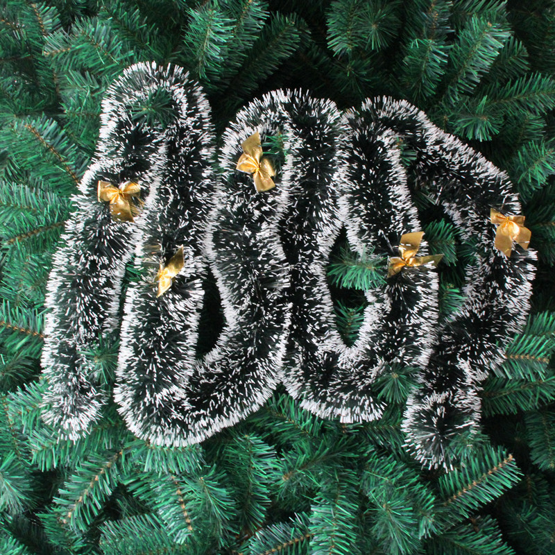2M LED Light Christmas Tinsel  - Tinsel Garland Decoration 评论和价格